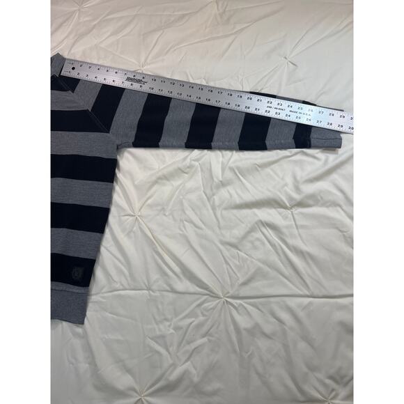 American Eagle Men’s Polo Medium Striped Nautical‎ Preppy Collegiate Cotton Dad - Picture 12 of 12